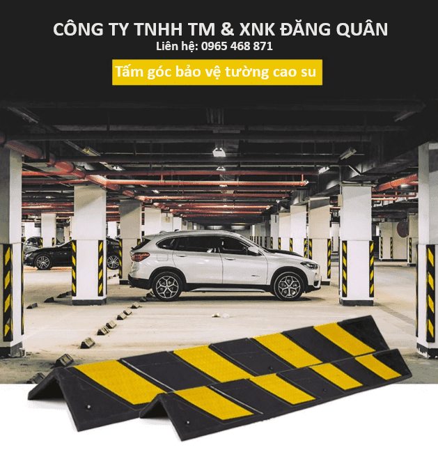 Thanh cao su ốp góc cột - Tấm góc bảo vệ tường cao su - Ảnh 2
