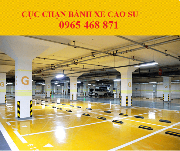 Cục chặn bánh xe cao su