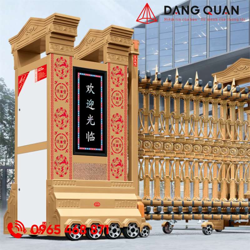 Cổng xếp cao cấp DQ13