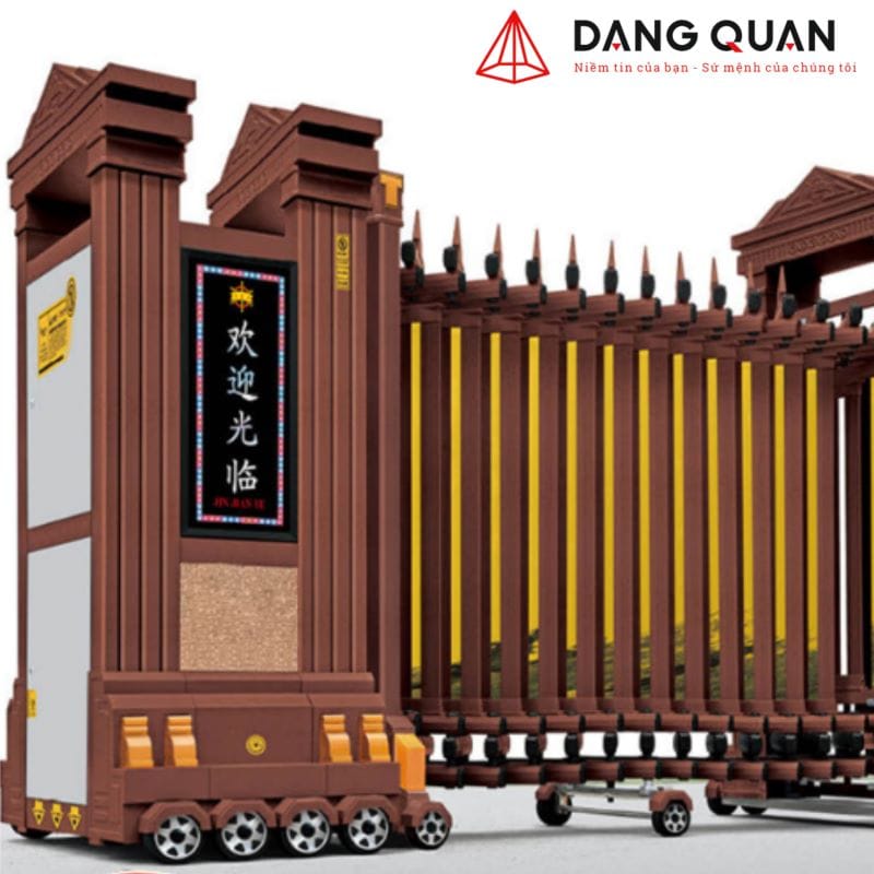 cổng xếp DQ13 cho biệt thư cao cấp