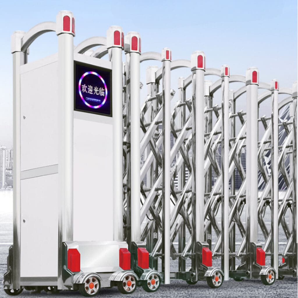 Cửa cổng xếp inox