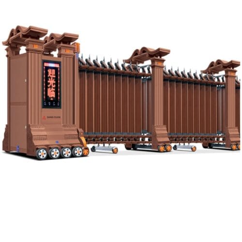cổng xếp nhôm DQ21