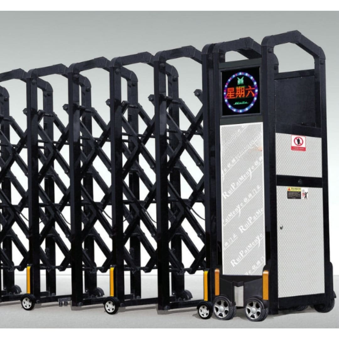 cổng xếp nhôm DQ25
