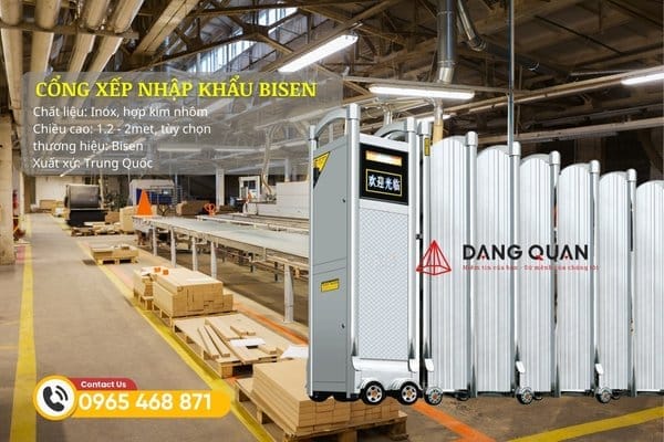 Cổng xếp nhập khẩu Bisen