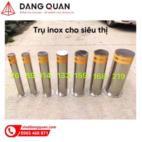 báo giá mẫu trụ inox chặn xe lắp trước cổng siêu thị báo giá mẫu trụ inox chặn xe lắp trước cổng siêu thị