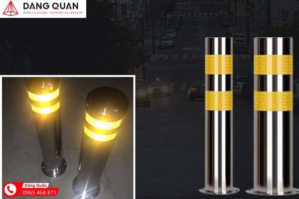 nhà cung cấp trụ inox phi 76 lắp đặt tại trung tâm thương mại