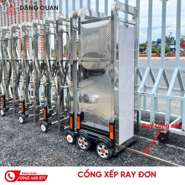 Ray cổng xếp