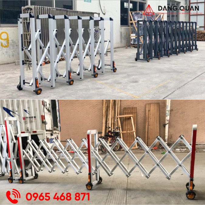 Lắp đặt hàng rào xếp di động