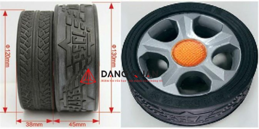 Cấu tạo bánh xe cổng xếp