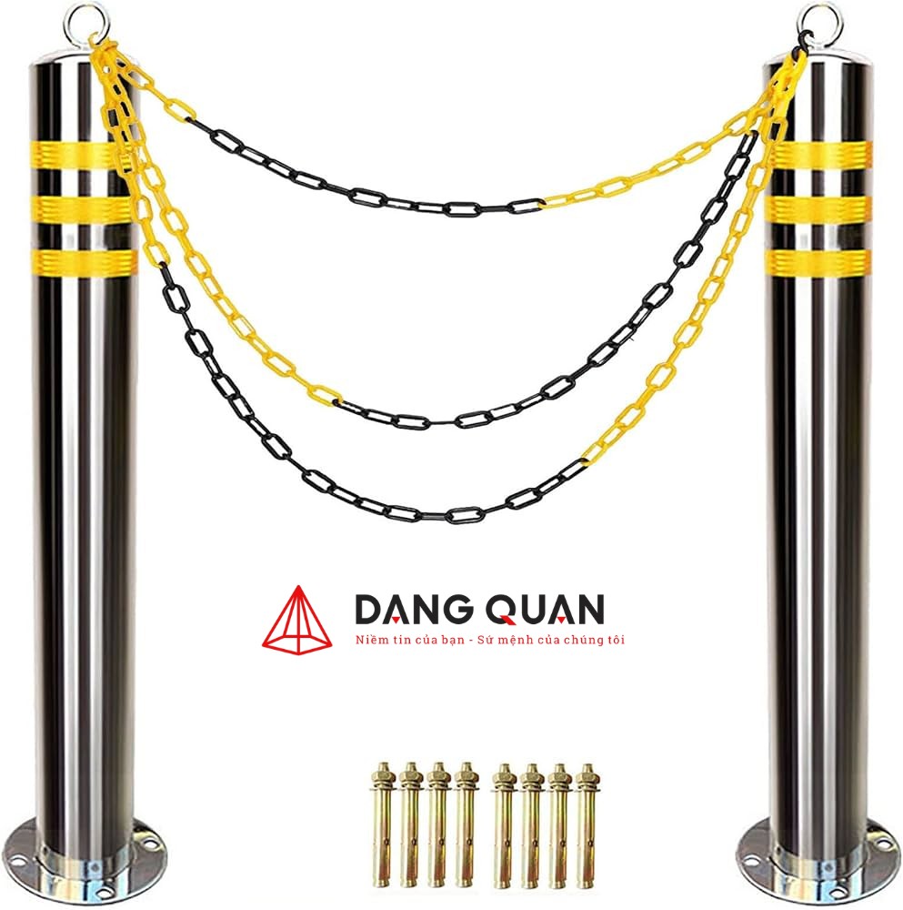 Cọc trụ thép có móc xích