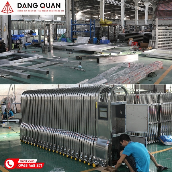 Lắp đặt cổng xếp ở Đắk Lắk