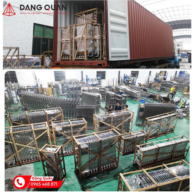 Lắp đặt cổng xếp
