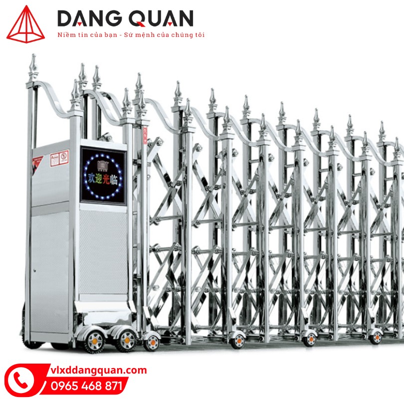 Cách nhận biết cổng xếp inox 304 chất lượng