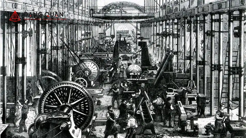 Sản xuất dây thép buộc ở thời kỳ cách mạng công nghiệp