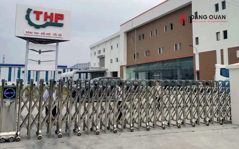 Lắp đặt cổng xếp ở Bắc Ninh