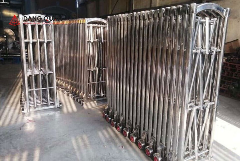 Lắp đặt cổng xếp ở Thái Nguyên