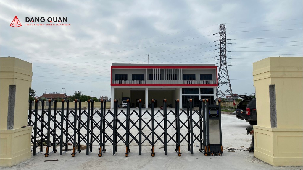 Mẫu cổng tự động cho cơ quan nhà nước