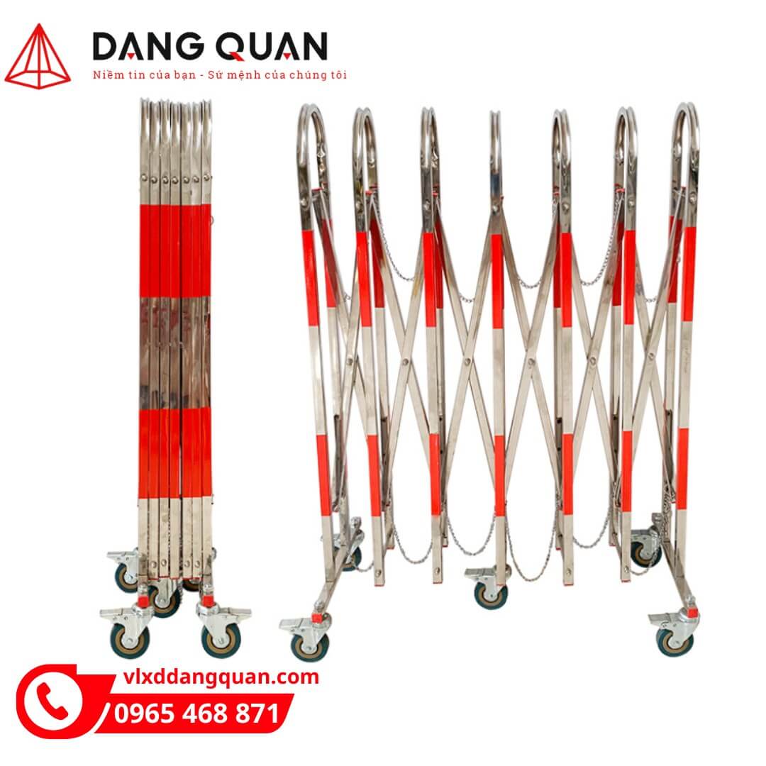 Hàng rào xếp inox kéo tay chữ U