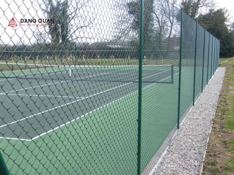 Mẫu hàng rào lưới B40 sân tennis