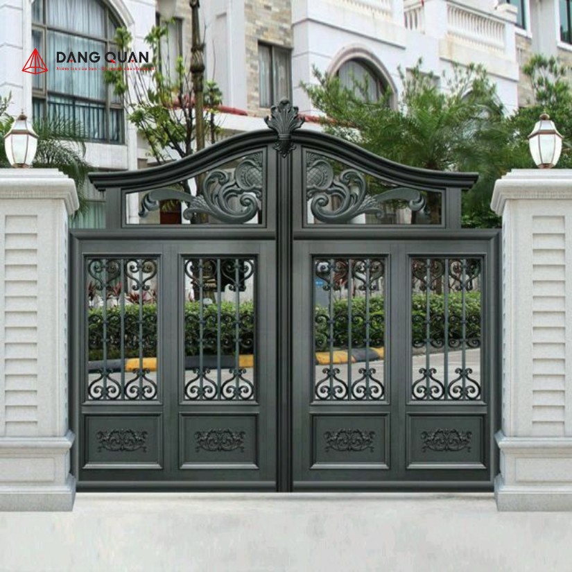 Mẫu phào chỉ hàng rào thép đẹp