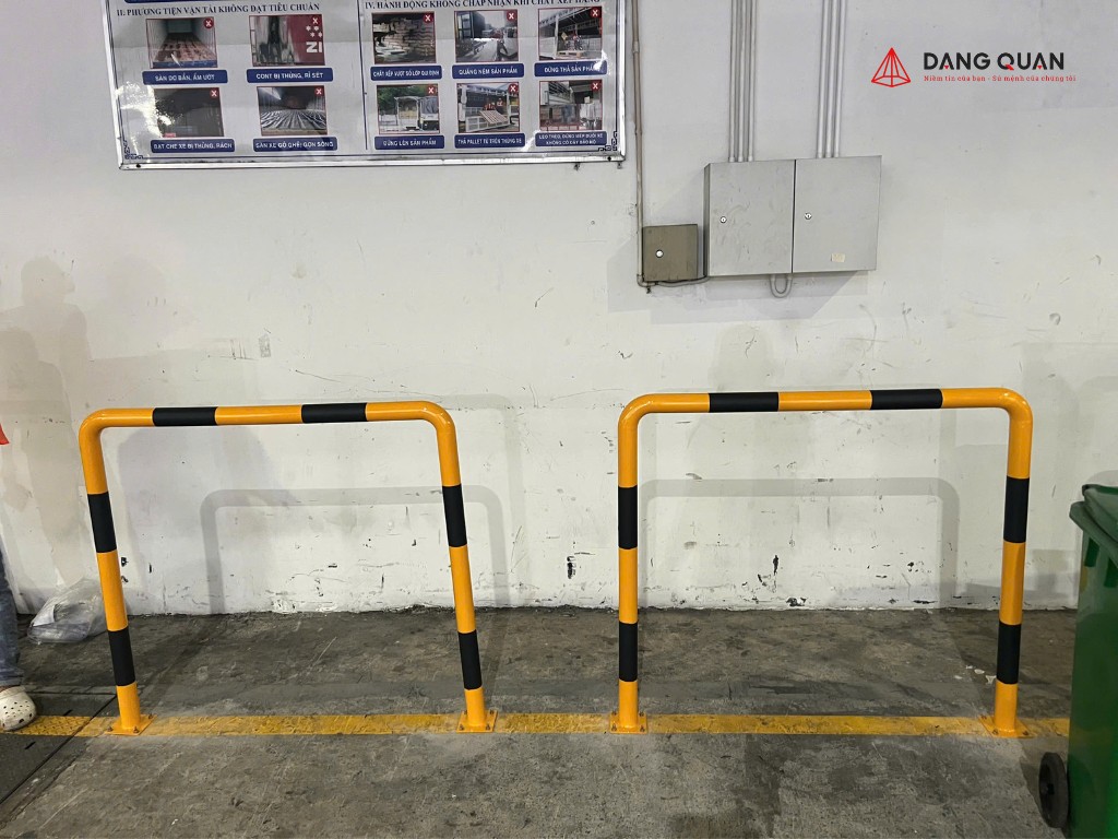 Dự án lắp đặt rào chặn chống va tại công ty cổ phần Sữa Việt Nam - Chi nhánh Xí Nghiệp Kho Vận HCM
