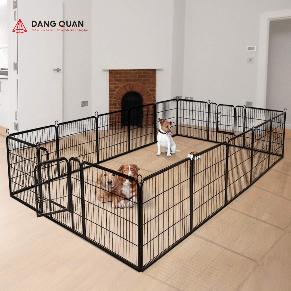 Hàng rào quây chó dạng tấm ghép