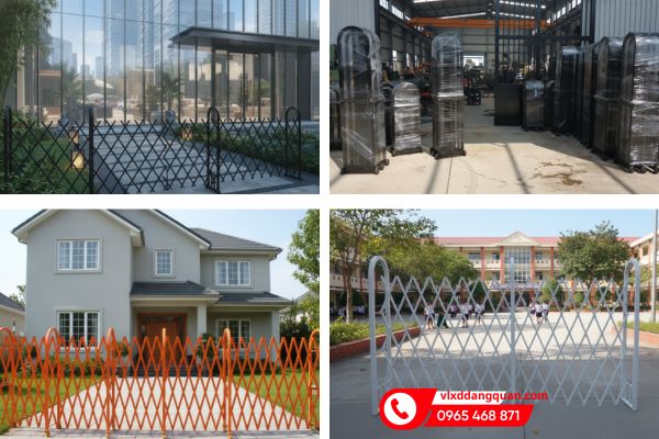 Hàng rào xếp chữ U kéo tay