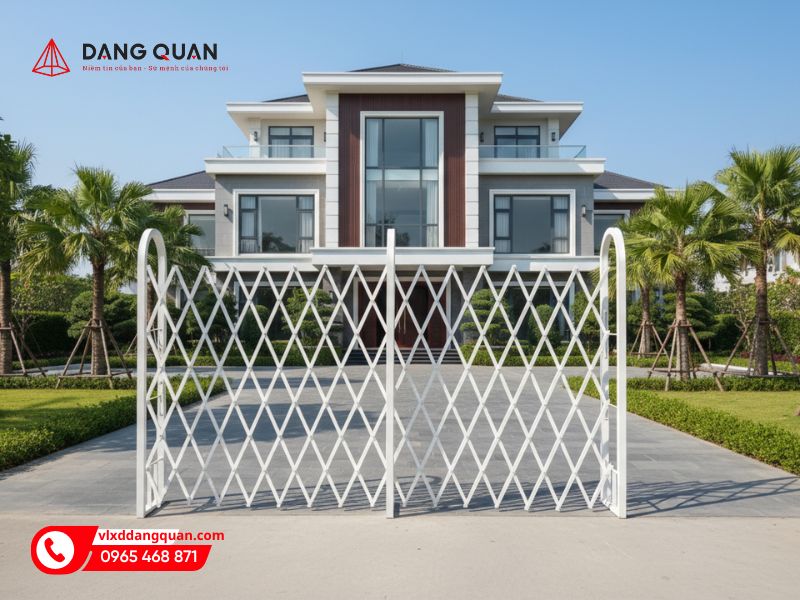 Rào chắn cổng nhà máy, kho bãi, công trình xây dựng