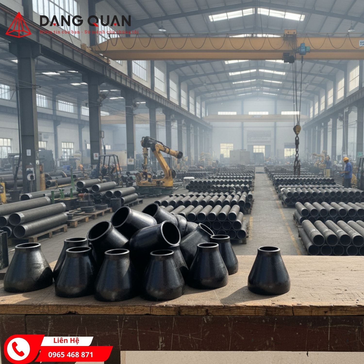 Bầu giảm thép hàn chống gỉ