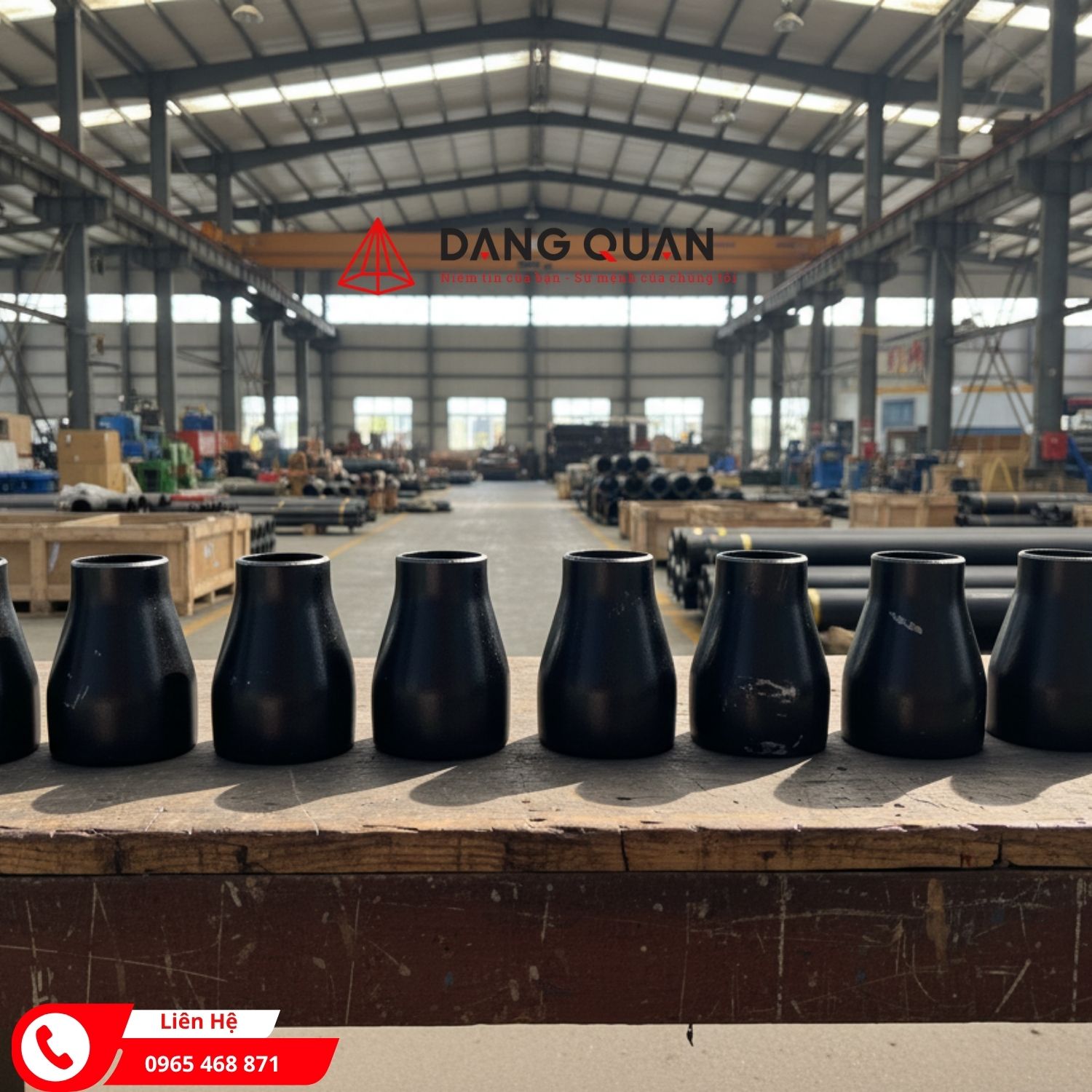 Bầu giảm hàn sắt đen tiêu chuẩn