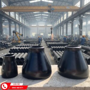 Bầu giảm hàn sắt dùng cho công trình nước