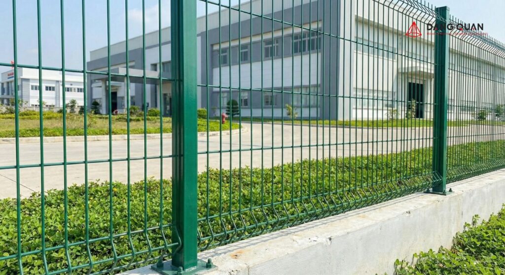 Hàng rào sơn tĩnh điện tại Long An