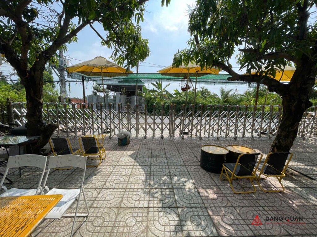 Lắp đặt cổng xếp tại Cần Giờ