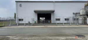 Công trình lắp đặt rào chắn nhà xưởng tại KCN Long Đức