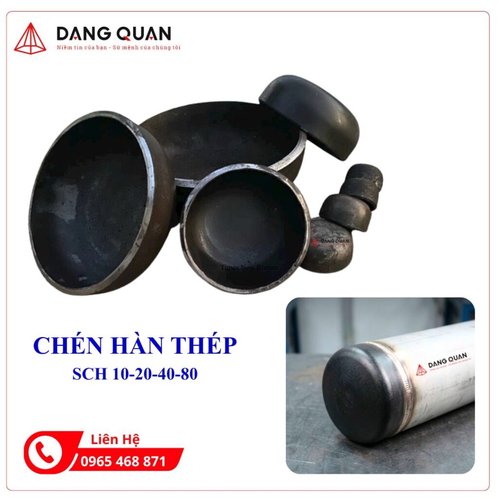 chén hàn thép SCH20 SCH40 SCH80