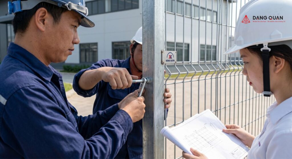 Đăng Quân là đơn vị thi công hàng rào lưới thép hàn tại Bắc Giang