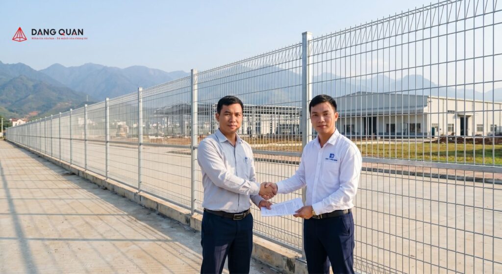 Đăng Quân là đơn vị thi công hàng rào lưới thép hàn uy tín tại Lào Cai