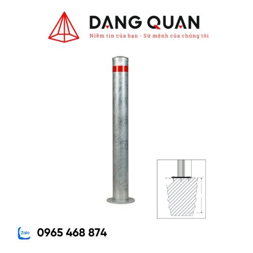cot-chan-bollard-1m-thep-ma-kem cột chắn bollard 1m thép mạ kẽm
