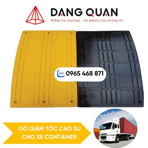 gờ giảm tốc xe container