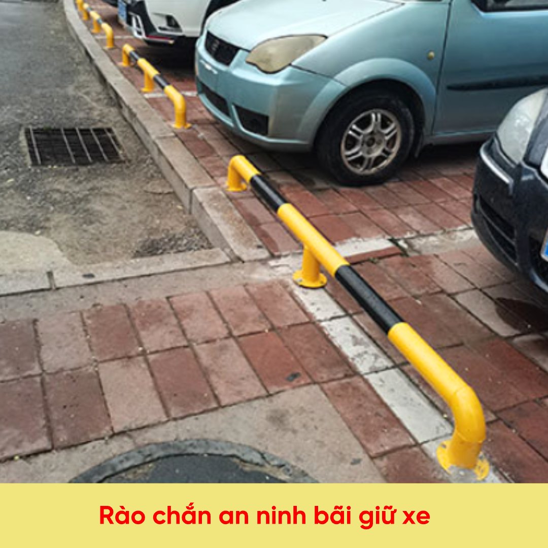 Hàng rào sắt phân làn chữ U